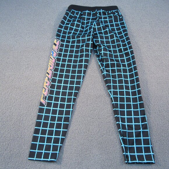 Adidas x Jeremy Scott JS Rally TP Pants XS – Black Grid Graphic Track Pants - Picture 2 of 12